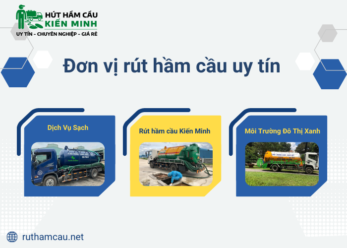 Những đơn vị rút hầm cầu uy tín tại quận 7