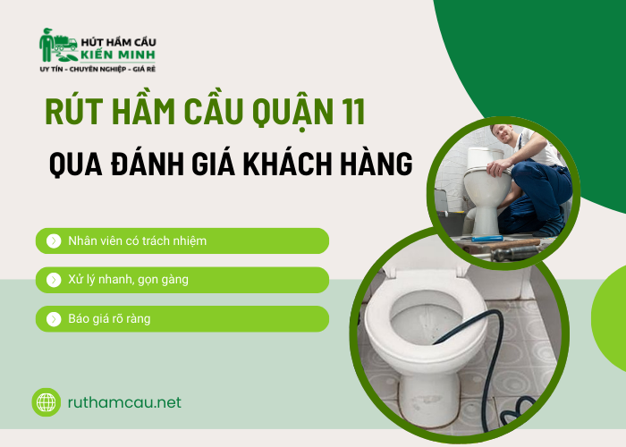 Các đánh giá khách hàng rút hầm cầu quận 11