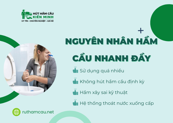 Một số nguyên nhân đầy hầm nhanh