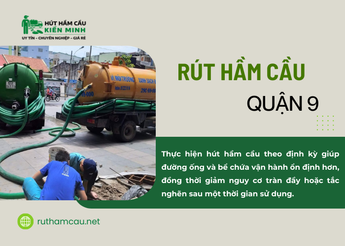 Rút hầm cầu Quận 5 tại Kiến Minh